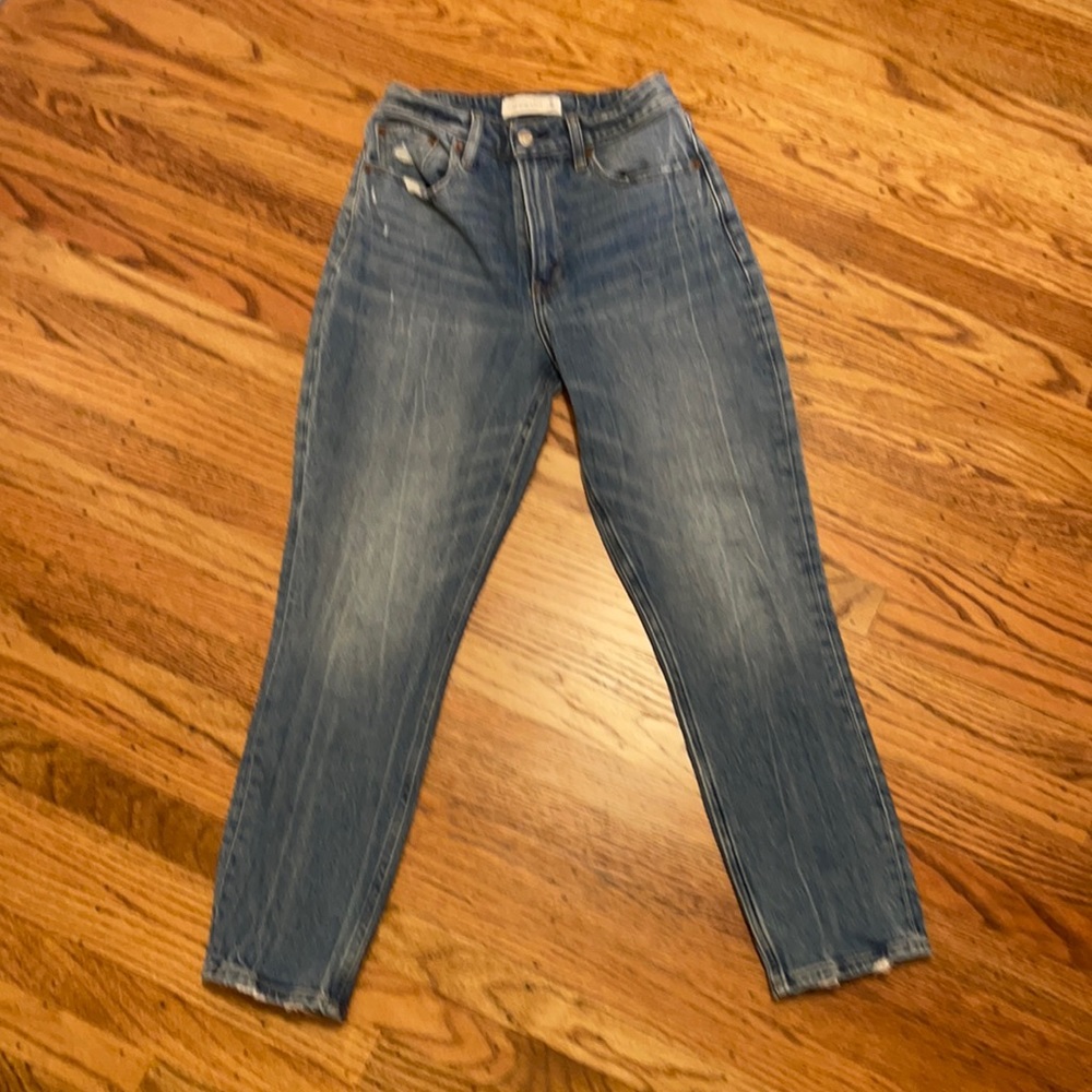 Abercrombie curve love hi waist mom jeans